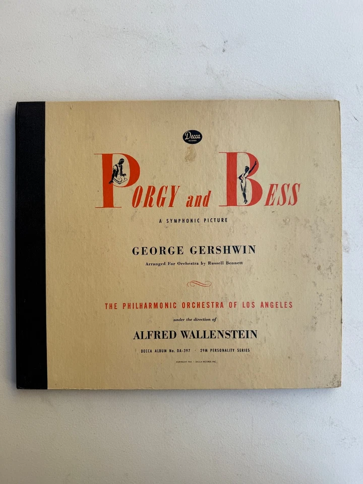 George Gershwin - Porgy and Bess 12" 78 RPM Record Set 1941 Decca Classical - Image 1 of 4