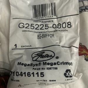 Gates G25225-0808 8G-8MFFOR, 710416115 - Imagen 1 de 2