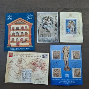 Vatican 1994/98 Set sheets stamps (Michel Block 14/18) nice used - Picture 1 of 2
