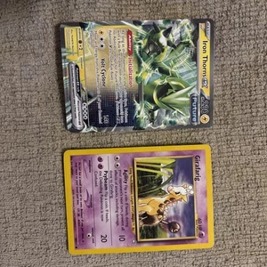 Pokemon 2 Cards Iron Thorns Championship 2024 And Girafarig - Picture 1 of 5