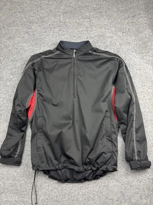 Sun Mountain Rainflex LT Golf Pullover Jacket Mens Large Black Red Waterproof - Image 1 of 4