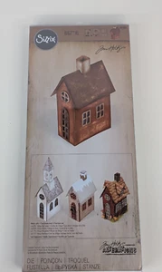 Tim Holtz Sizzix Village Brownstone 661205 Bigz XL Die Retired NEW Sealed - Imagen 1 de 11