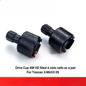 VITAVON Drive Cup 45# HD acero 4 ranuras se vende como un par para XRT X-MAXX 8S - Imagen 1 de 3