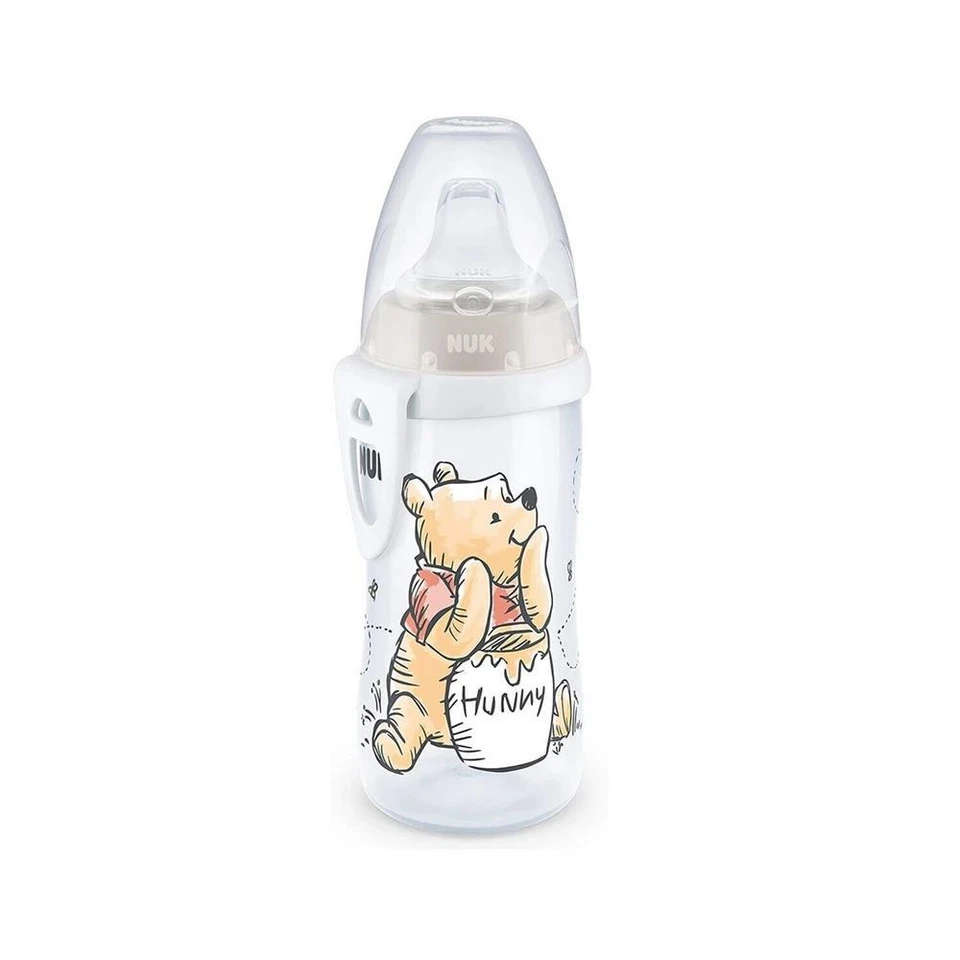 NUK Active Cup Disney Baby Toddler Winnie The Pooh 300ml with Spout BPA 12m+ - Image 1 of 1