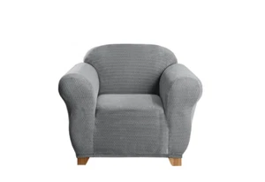 Linen Store Sicily 1 Piece Soft Durable Fabric Furniture Slipcover Sofa - Chair - Picture 1 of 37