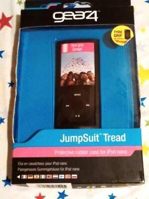 gear4 Rubber Case Cover Skin with Tread Design for Apple iPod Nano 4G 4th Gen - Image 1 of 3