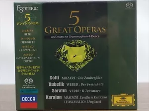 ESOTERIC SACD / CD Hybrid 5 GREAT OPERAS 9CD BOX Box set from Japan NEW - Picture 1 of 3