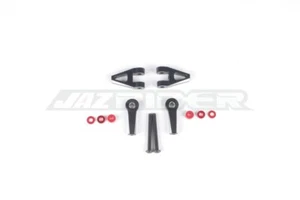 Jazrider Aluminum Rear Upper Suspension Arm Set (Black)For Kyosho Fazer Mk2 FZ02 - Picture 1 of 1