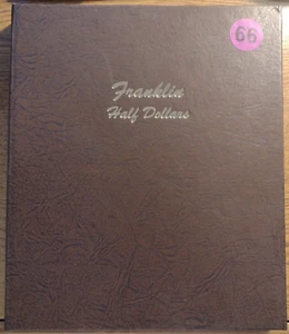 FRANKLIN HALF DOLLAR - DANSCO ALBUM - NEW COIN SHOP DISPLAY ***SHIPS FREE*** #66 - Picture 1 of 4