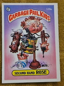 1986 Topps Garbage Pail Kids Card Second Hand Rose 129a - Picture 1 of 7