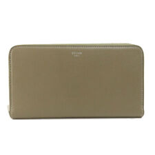 CELINE   Long wallet (with coin pocket) Zip Around Leather