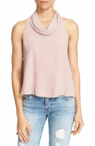 Free People 'City Lights' Open Back Cowl Top Retail $68~~Pink~~~~NWT - Picture 1 of 1