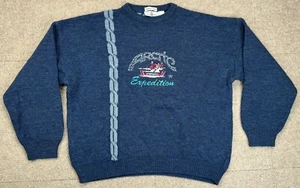 Sears Roebuck And Co. Vtg Men Knitted In Italy Arctic Expedition Sweater Size XL - Picture 1 of 12