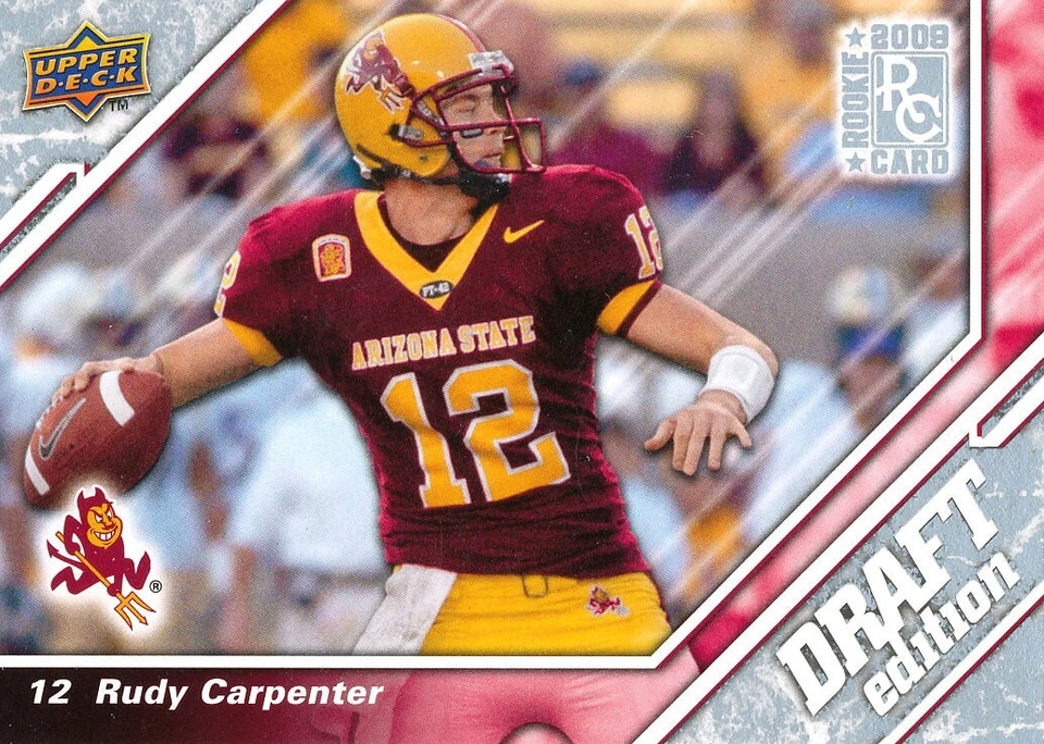 DRAFT-EDITION Rudy Carpenter RC Arizona St. ASU SUN-DEVILS - Image 1 of 1