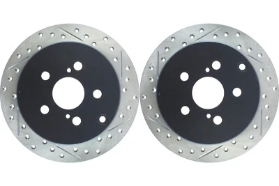 Par de rotores de freno de disco Stoptech traseros para Scion tC 2005-2010 (46449) Foto 1 de 4