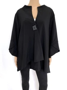 Neu mit Etikett! NEU! JOSEPH RIBKOFF Übergröße 22 2XL UK 24 Schwarz Jacke Blazer Top Outwear - Bild 1 von 10