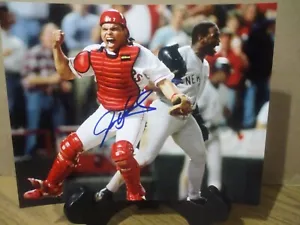 IVAN ""PUDGE"" RODRIGUEZ SIGNIERT/AUTOGRAMMIERT 8X10 FOTO #3 MLB TEXAS RANGERS - Bild 1 von 3