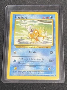 MAGIKARP -Base Set - 35/102 - Uncommon - Pokemon Card - Unlimited Edition - NM/M - Picture 1 of 4