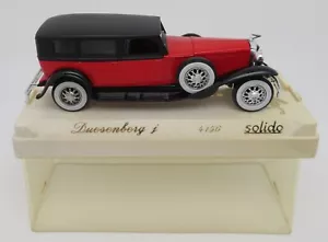 Solido Age Oro Made Francia 1982 #4156 1a Duesenberg J 1931 Berlina Rosso 1/43 - Foto 1 di 6