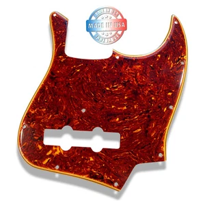 "Boots Aged Relic Nitrate Tortoise Pickguard for Fender Vintera '70's Jazz Bass - Picture 1 of 9