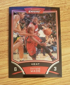 Bowman Chrome Miami Heat Dwayne Wade No. 100 2008