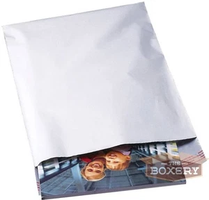 100 - 12x15.5 SOBRES BLANCOS POLIETILENO BOLSAS 12 x 15.5 - 2.5MIL - Imagen 1 de 1