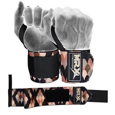 MRX Weight Lifting Wrist Wrap 2X Gym Fitness Workout Training 18" Straps - Image 1 of 4