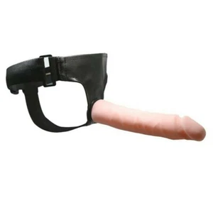 STRAP-ON CON DILDO REALISTICO 23,8 CM INDOSSABILE FALLO REALISTICO PENE DONNA - Foto 1 di 7