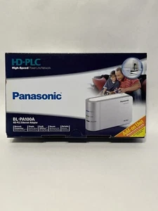 Panasonic BL-PA100A HD-PLC Ethernet Adaptor Single Add-On Unit - NEW/Open Box - Picture 1 of 5