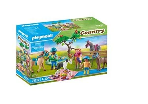 Playmobil Caballo Granja Campo Picnic Salida Con Familia Falso Juego 71239 - Picture 1 of 6