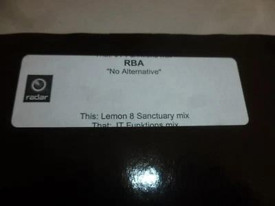 RBA - No Alterative - UK 2-track 12" Single - White Label Foto 1 de 3