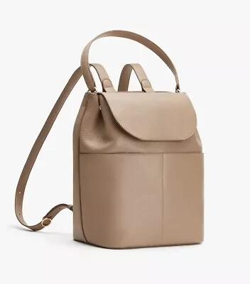 Cuyana Women’s Leather Backpack 13-inc - Cappuccino - Image 1 of 4