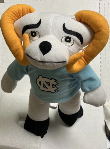 14" Rameses UNC University of North Carolina Tar Heels Mascot Plush Ram Cover