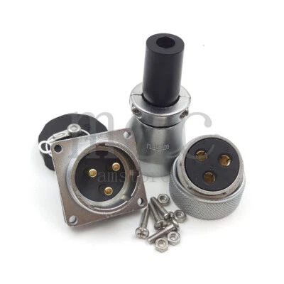 WEIPU Connector WS28 3Pin Panel Aviation Cable Connector,Circular Connector 50A - Image 1 of 4