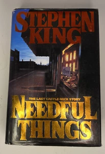 Stephen King: Needful Things 1st Edition 1st Printing Hardcover 1991 DJ - Foto 1 di 12
