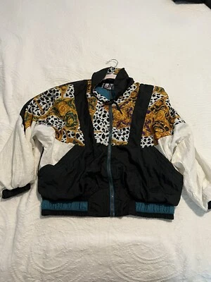 Vintage 90s Athleisurewear Windbreaker Track Jacket- Very Unique and Classy! - Image 1 of 4