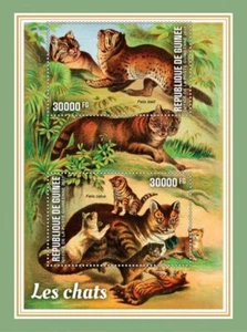 Guinea - Gato de montaña chino 2021 - Hoja de 2 sellos - GU210324b - Imagen 1 de 1
