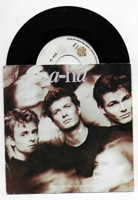 A-HA STAY ON THESE ROADS SINGLE FROM PORTUGAL, SPECIAL WORLD TOUR SOUVENIR - Image 1 of 2