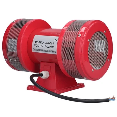 Motor Alarm Dual Way 135dB High Decibel Electric Air Raid Siren Screw Mounting A - Image 1 of 4