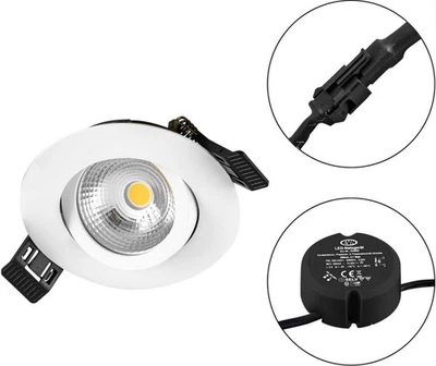 EVN LICHTTECHNIK LED-EINBAULEUCHTE LICHTTECHNIK EVN Lichttechnik LED-Einbauleuchte 230V S060102 LED Leuchte LED Beleuchtung LED