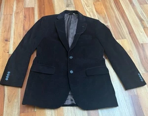 Brooks Brothers 346 Cord GR 40R SCHWARZ Blazer Jacke Knopf Sport Mantel - Bild 1 von 17