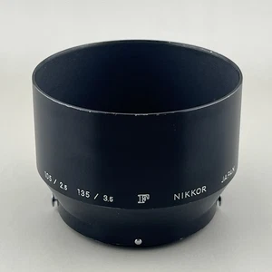 Genuine Nikon NIKKOR F 105/2.5 135/3.5 52mm Pin-Type Metal Lens Hood - Picture 1 of 9
