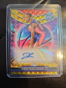 2025 Topps Chrome Certified Rookie Jon Holland II AUTOGRAPHED/ 50 - Picture 1 of 2