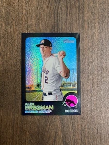 2022 Topps Heritage - Chrome Black Refractor  Alex Bregman /73 - Picture 1 of 2