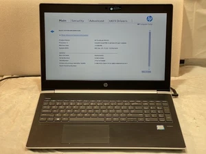 HP ProBook 450 G5 Intel core i5-8250U @1.60GHz 12GB Laptop No Computer hdd - Zdjęcie 1 z 2