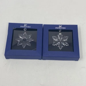 Swarovski 2013 2014 snowflake ornament annual Christmas Crystal collectible Used - Picture 1 of 10