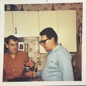 Vintage Photo Snapshot Men With Camera Photographers Photograph Photography  - Picture 1 of 2