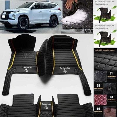 For Mitsubishi Montero Sport Car Floor Mats All Weather Protection Floor Liners - Image 1 of 4
