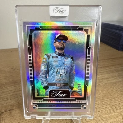 2025 Panini Turn Four Racing Jeremy Clements Red 14/25! SP  - Image 1 of 2