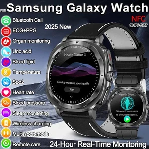UK 2025 New Medical Grade Smart Watch Blood Pressure Oxygen Heart Rate Bluetooth - Picture 1 of 11